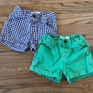 Baby Boden shorts 12-18mos - 2 pair